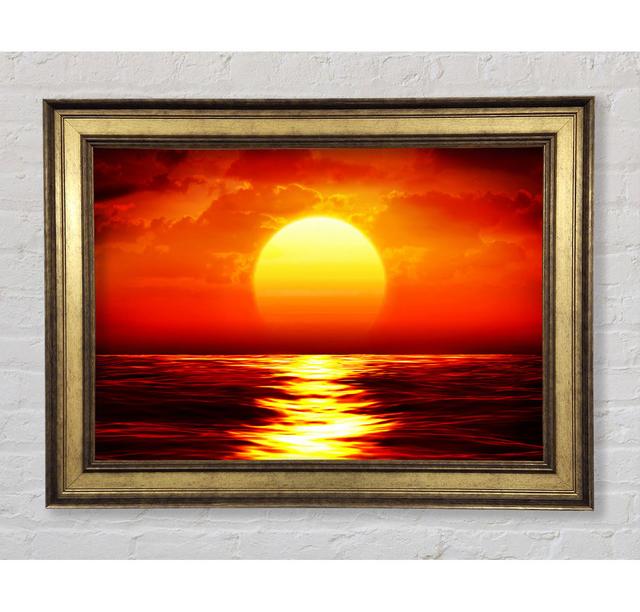 Fire Glow - Print Bright Star Size: 100cm H x 141.4cm W x 8cm D on Productcaster.