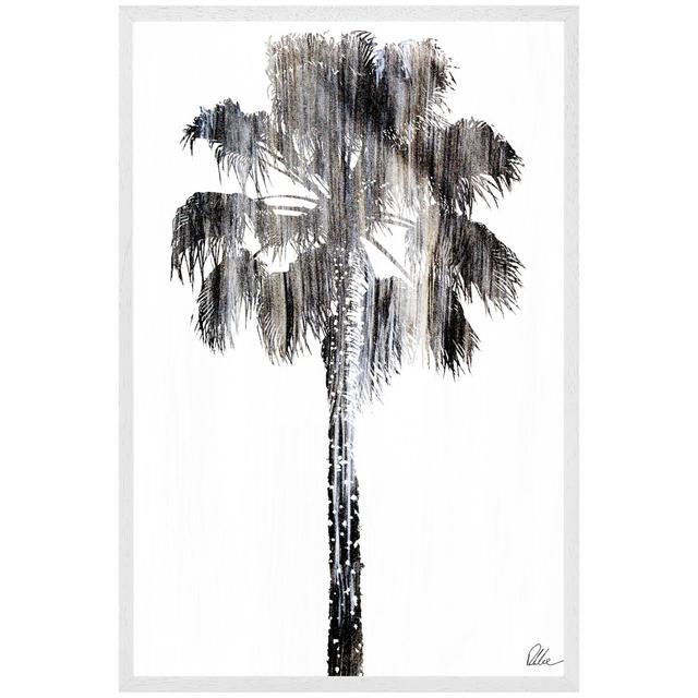 Tall Palm - Single Picture Frame Art Prints Bay Isle Home Frame Option: White, Size: 76cm H x 51cm W x 4cm D on Productcaster.