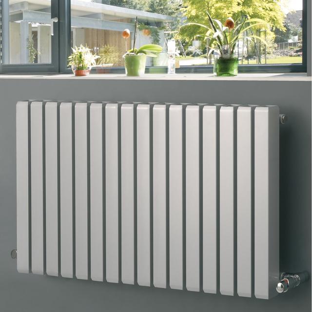 Andy Horizontal Designer Radiator Belfry Heating Size: 58.5cm H x 180cm W x 11.9cm D on Productcaster.