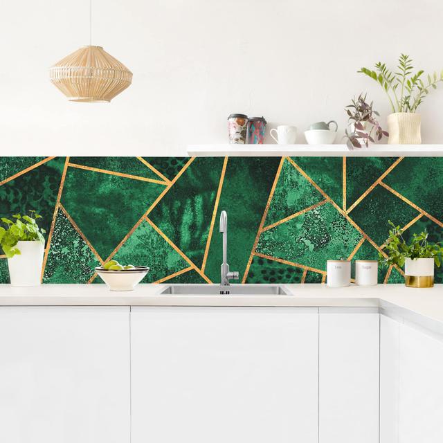 Chirs 40 x 140cm PVC Tile Ebern Designs Colour: Green on Productcaster.