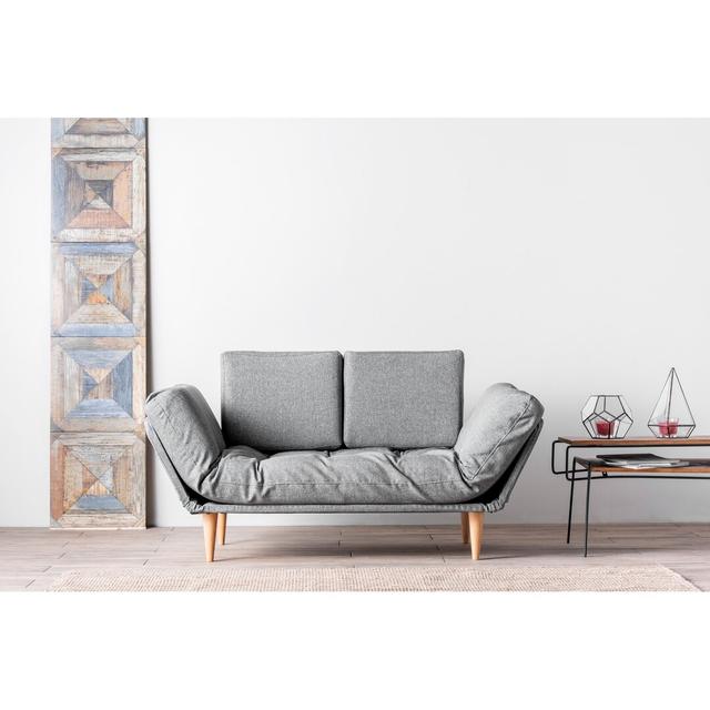 Schlafsofa Halcombe Brayden Studio Farbe: Grau on Productcaster.