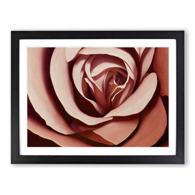 Fantastic Rose Flower - Picture Frame Graphic Art ClassicLiving Frame Colour: Black Framed, Size: 46cm H x 64cm W x 2cm D on Productcaster.