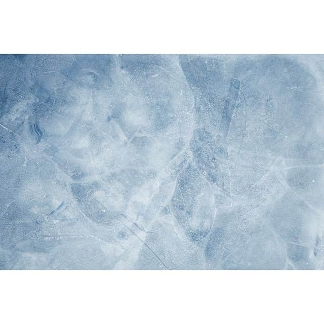 Ice Background by Sbayram - Wrapped Canvas Print Metro Lane Size: 20cm H x 30cm W on Productcaster.