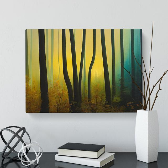 Spirited Forest - Wrapped Canvas Graphic Art Alpen Home Size: 35cm H x 50cm W x 3cm D on Productcaster.