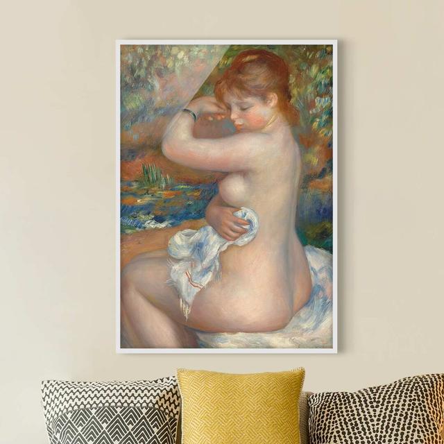 Bathers by Auguste Renoir - Picture Frame Painting Marlow Home Co. Frame Option: Black Framed, Size: 40cm H x 30cm W x 2cm D on Productcaster.