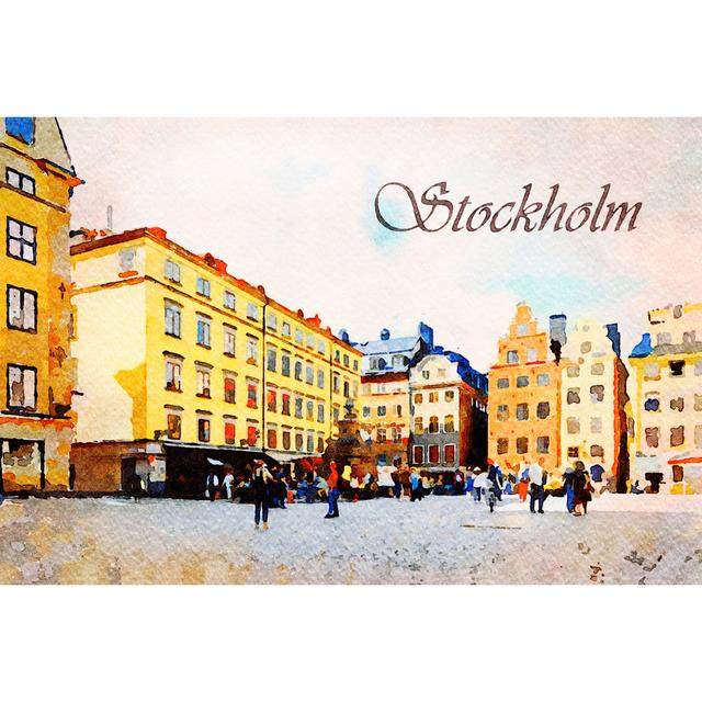 Stortorget Square von Stortorget Square - Leinwanddrucke ClassicLiving Größe: 81 cm H x 122 cm B x 3,8 cm T on Productcaster.