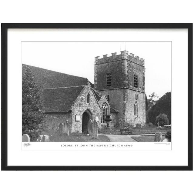 'Boldre, St John the Baptist Church C1960' by Francis Frith - Picture Frame Photograph Print on Paper The Francis Frith Collection Size: 28cm H x 36cm on Productcaster.