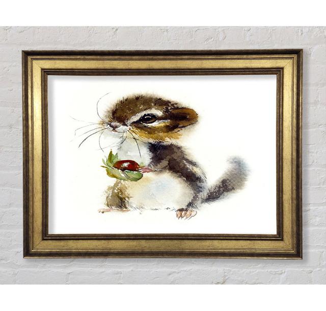 Cute Little Chipmunk - Print Bright Star Size: 100cm H x 141.4cm W x 8cm D on Productcaster.