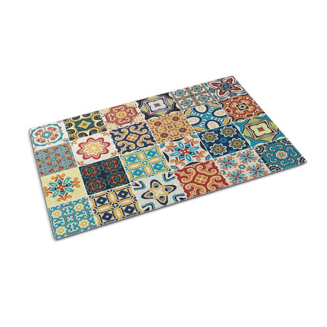 Portuguese Ceramics W40 x L60 cm Non-Slip Door Mat East Urban Home on Productcaster.