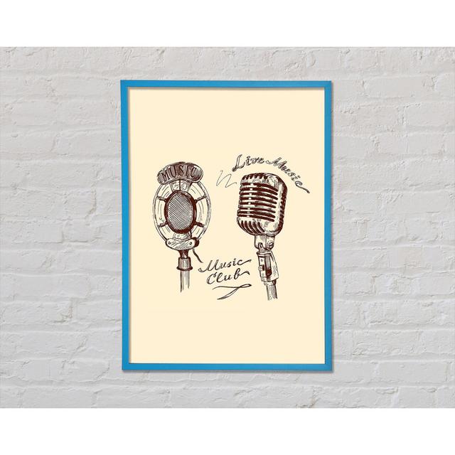 Retro Music Club - Print Rosalind Wheeler Size: 42cm H x 29.7cm W x 2cm D on Productcaster.