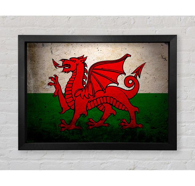 Dragon Of Wales - Single Picture Frame Art Prints Bright Star Size: 100cm H x 141.4cm W x 3.4cm D on Productcaster.