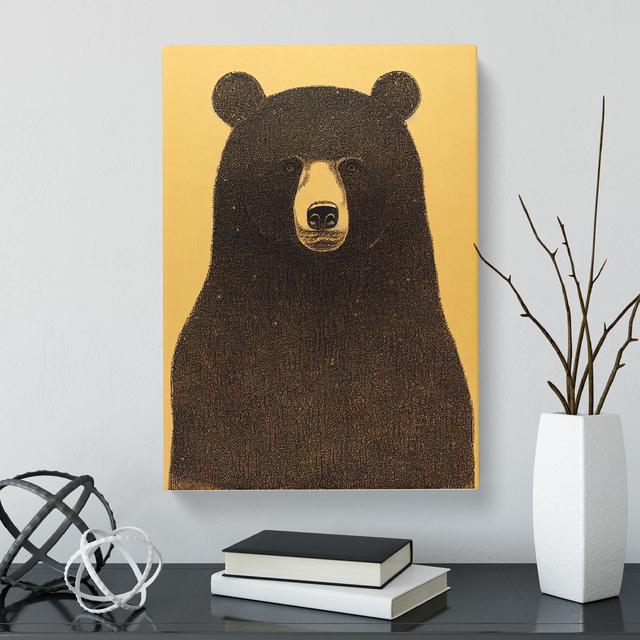 CAN-V0523-209X Bear Fantasy - Wrapped Canvas Print Harriet Bee Size: 50cm H x 35cm W on Productcaster.