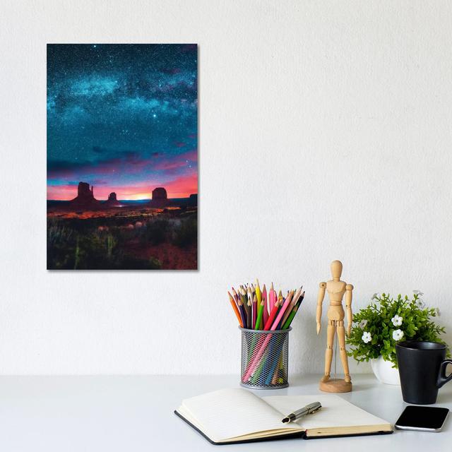 Galactic Canopy - Wrapped Canvas Print Alpen Home Size: 30.48cm H x 20.32cm W x 1.91cm D on Productcaster.