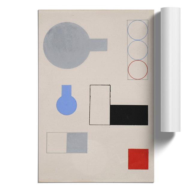 Composition Vol.2 by Sophie Taeuber-Arp - Unframed Painting East Urban Home Size: 42cm H x 30cm W x 0.1cm D on Productcaster.