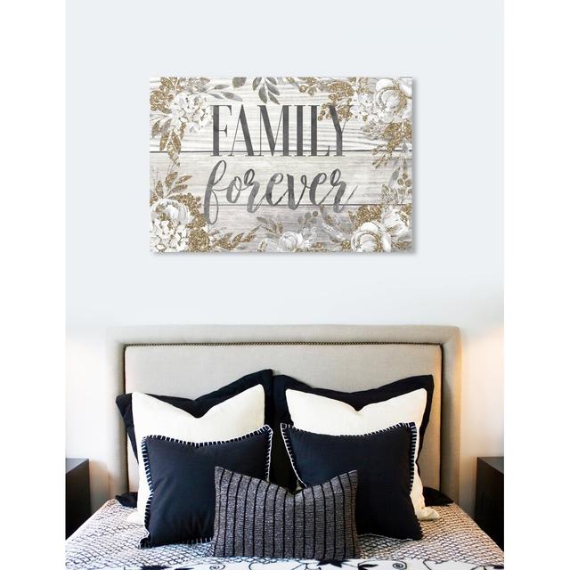 Family Forever - Print East Urban Home Format: Wrapped Canvas, Size: 25.4cm H x 38.1cm W x 3.81cm D on Productcaster.