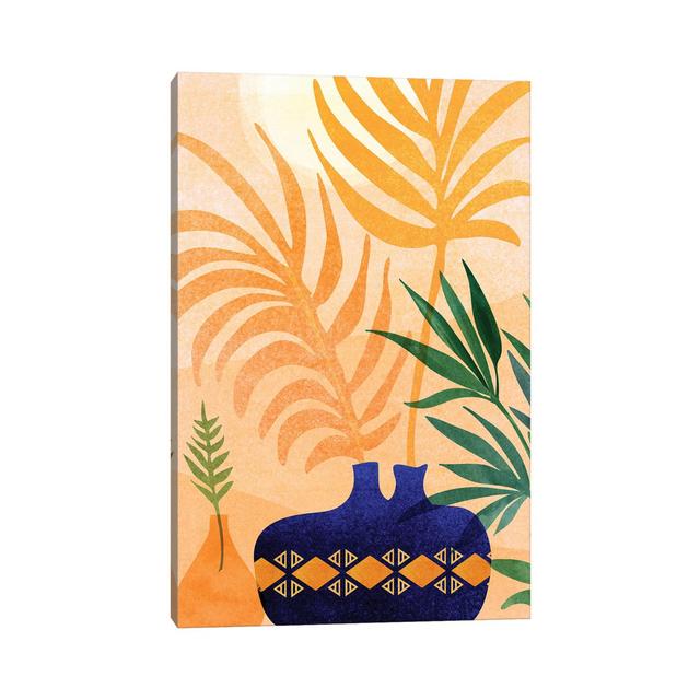 Afternoon Desert Garden by Modern Tropical - Wrapped Canvas Gallery-Wrapped Canvas Giclée 17 Stories Size: 45.72cm H x 30.48cm W x 1.91cm D on Productcaster.