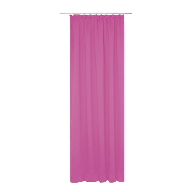 Polyester Blackout Pinch Pleat Curtain Panel Wirth Panel Size: 142cm Width x 345cm Drop, Curtain Colour: Dark pink on Productcaster.