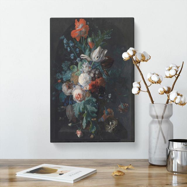 Still Life with Flowers Vol.4 by Jan Van Huysum - Wrapped Canvas Painting East Urban Home Size: 50cm H x 35cm W x 3cm D on Productcaster.