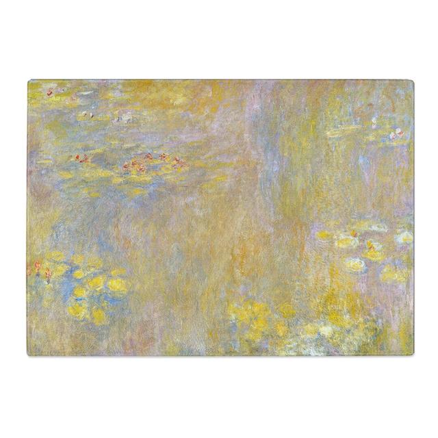 Water Lilies Lily Pond Vol.30 by Claude Monet Chopping Board East Urban Home Size: 0.4cm H x 28.5cm W x 39cm L on Productcaster.