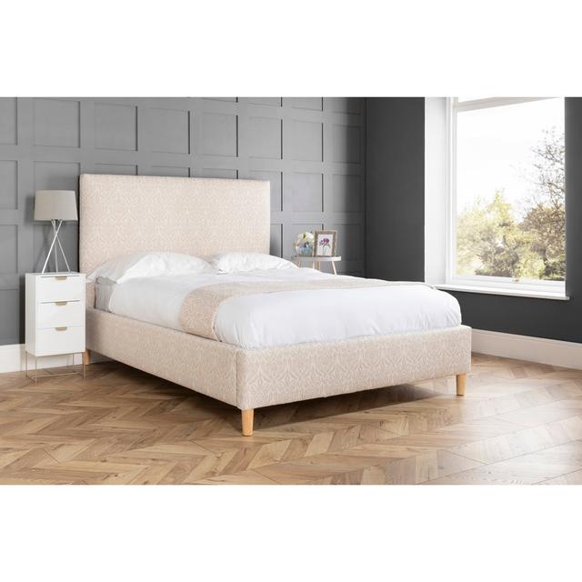 Upholstered Bed Frame Latitude Vive Size: Super King (6'), Colour: Ivory on Productcaster.