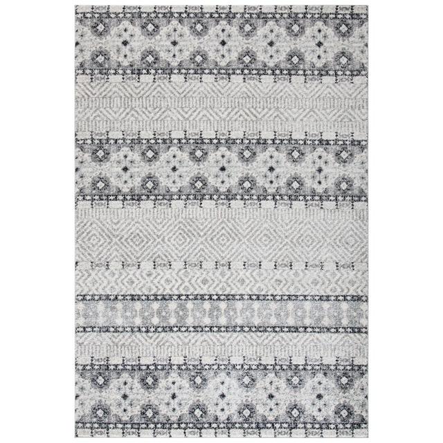 Tabb Hooked Charcoal/Beige Rug Bloomsbury Market Rug Size: Rectangle 90 x 150cm on Productcaster.