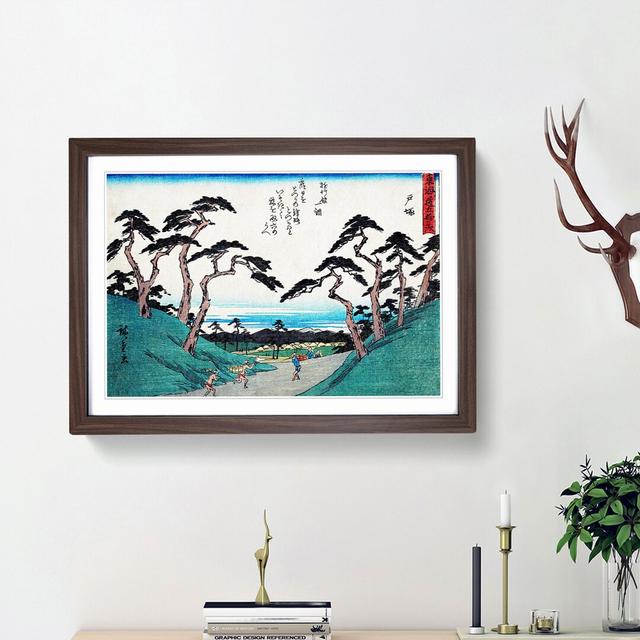 Totsuka by Utagawa Hiroshige - Picture Frame Painting Print East Urban Home Frame Option: Walnut Framed, Size: 27cm H x 36cm W x 2cm D on Productcaster.