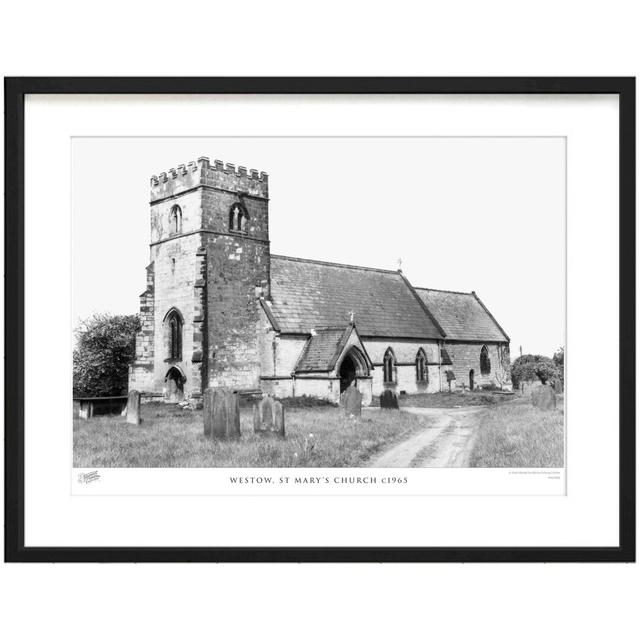 Westow, St Mary's Church C1965 by Francis Frith - Single Picture Frame Print The Francis Frith Collection Size: 40cm H x 50cm W x 2.3cm D on Productcaster.