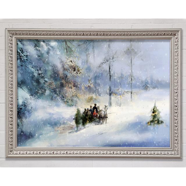 Traveling Through The Snow - Print Bright Star Size: 42cm H x 59.7cm W on Productcaster.