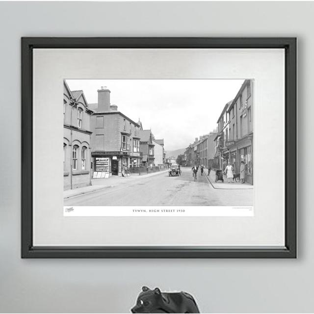 Tywyn, High Street 1930 by Francis Frith - Single Picture Frame Print The Francis Frith Collection Size: 40cm H x 50cm W x 2.3cm D on Productcaster.