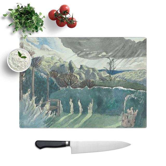 Landscape by Paul Nash Chopping Board East Urban Home Size: 0.4cm H x 20cm W x 28.5cm L on Productcaster.