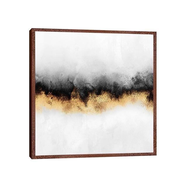 Sky II by Elisabeth Fredriksson - Print on Canvas 17 Stories Colour: Black, Size: 93.98cm H x 93.98cm W x 3.81cm D, Format: Brown Floater Frame on Productcaster.