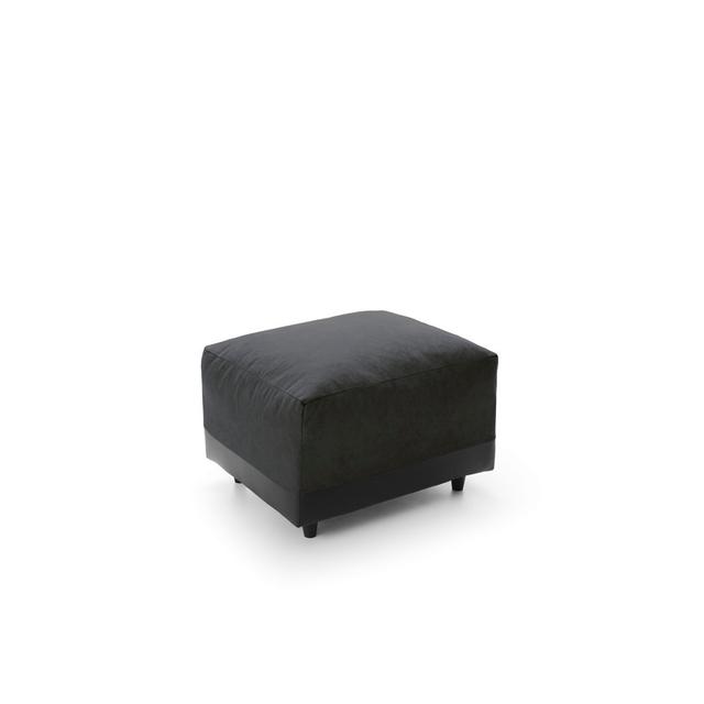 Solid + Manufactured Wood Accent Stool Ophelia & Co. Colour: Black on Productcaster.