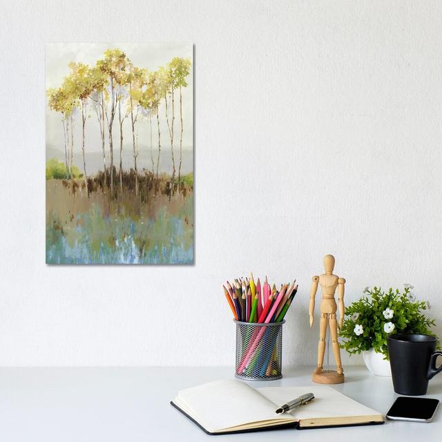 Peaceful Woodland by Allison Pearce - Wrapped Canvas Painting Union Rustic Size: 30.48cm H x 20.32cm W x 1.91cm D on Productcaster.