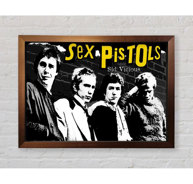 Sex Pistols - Drucken 17 Stories Größe: 100 cm H x 141,4 cm B on Productcaster.