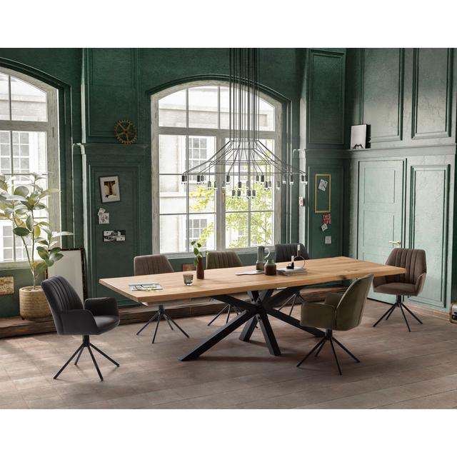 Shallowater Rectangular Dining Table Natur Pur Size: 77cm H x 260cm L x 100cm D on Productcaster.