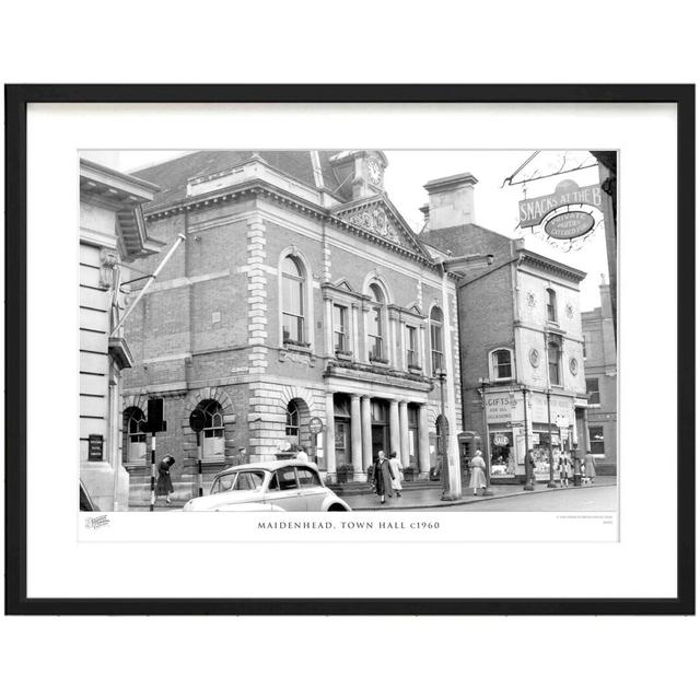 'Maidenhead, Town Hall C1960' by Francis Frith - Picture Frame Photograph Print on Paper The Francis Frith Collection Size: 40cm H x 50cm W x 2.3cm D on Productcaster.