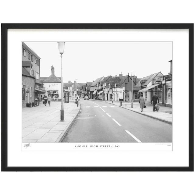 'Knowle, High Street C1965' - Picture Frame Photograph Print on Paper The Francis Frith Collection Size: 45cm H x 60cm W x 2.3cm D on Productcaster.