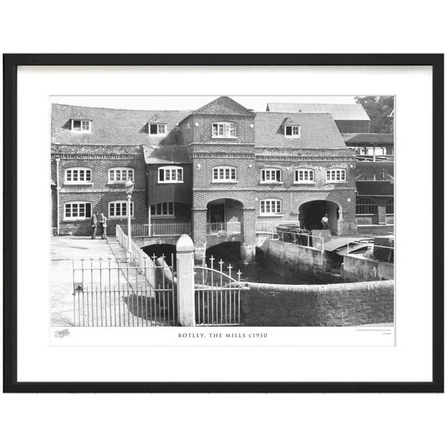 'Botley, the Mills C1950' by Francis Frith - Picture Frame Photograph Print on Paper The Francis Frith Collection Size: 40cm H x 50cm W x 2.3cm D on Productcaster.