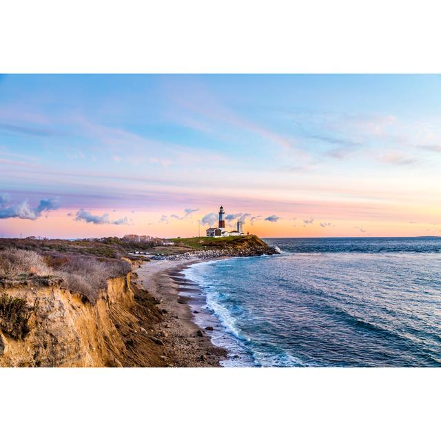 Montauk Point Lighthouse by - on Breakwater Bay Size: 81cm H x 122cm W x 3.8cm D on Productcaster.