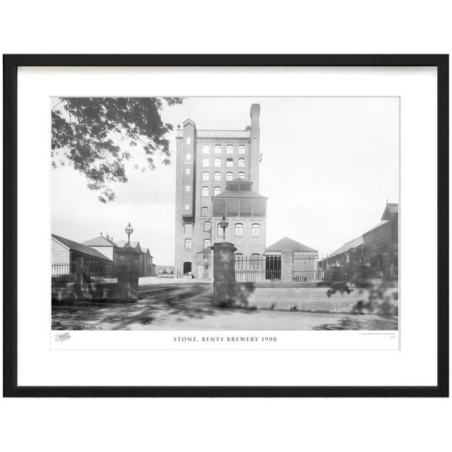 Stone, Bents Brewery 1900 - Single Picture Frame Print The Francis Frith Collection Size: 60cm H x 80cm W x 2.3cm D on Productcaster.