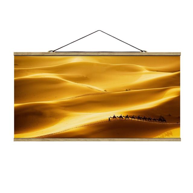 The Golden Dunes - Photograph Print Gracie Oaks Size: 40cm H x 80cm W x 0.3cm D on Productcaster.