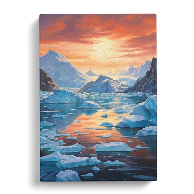 Glacier Renaissance - No Frame Art Prints Alpen Home Size: 76cm H x 50cm W x 3cm D on Productcaster.