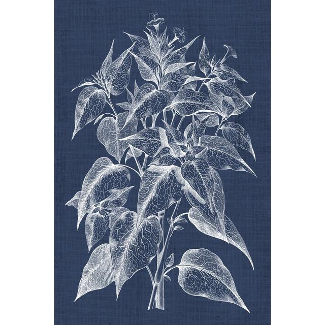 Leinwandbild Foliage Chintz III von Vision Studio Blue Elephant Größe: 122cm H x 81cm B on Productcaster.