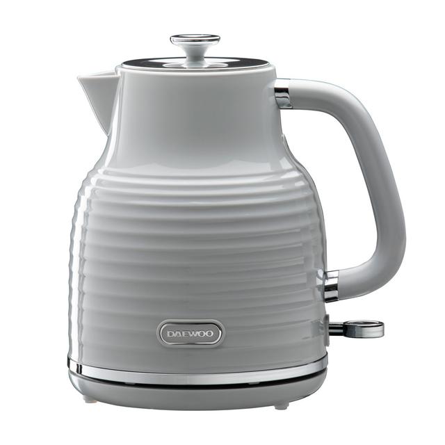 Daewoo 1.7L Plastic Electric Kettle Daewoo Colour: Taupe on Productcaster.