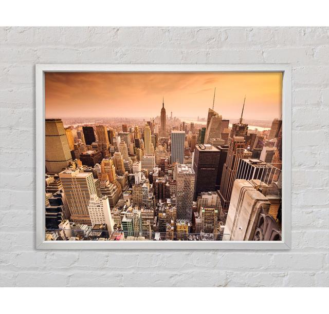 Single Picture Frame Art Prints on Canvas Bright Star Size: 84.1cm H x 118.9cm W x 3.3cm D on Productcaster.