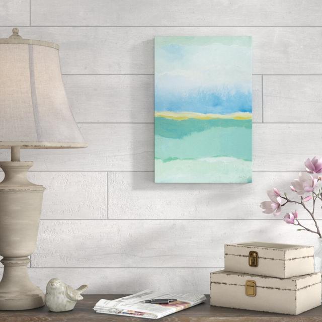 Coastal Bliss I by Farida Zaman - Wrapped Canvas Painting Print Blue Elephant Size: 46cm H x 30cm W on Productcaster.