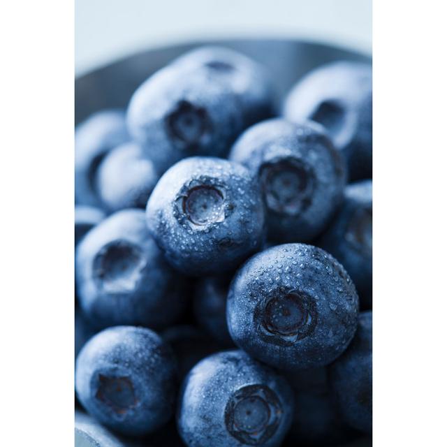 Blueberries - Wrapped Canvas Photograph August Grove Size: 91.44cm H x 60.96cm W on Productcaster.