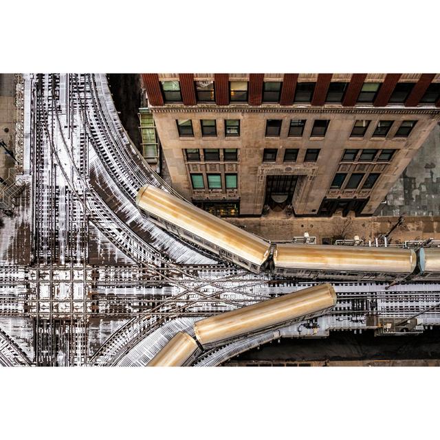 Elevated Train, Chicago by Andrewsoundarajan - Wrapped Canvas Photograph 17 Stories Size: 81cm H x 122cm W on Productcaster.