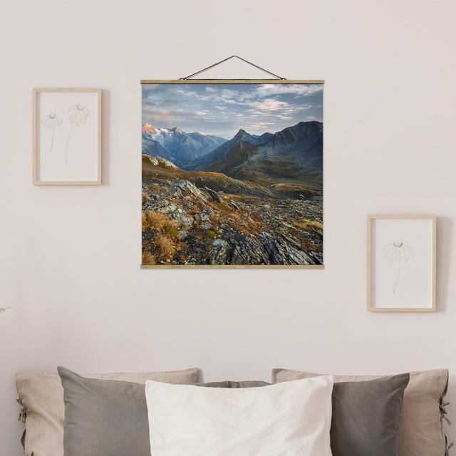 Col De Fenêtre, Switzerland - Print East Urban Home Format: Fabric, Size: 50cm H x 50cm W x 0.3cm D, Matte Colour: No Matte on Productcaster.