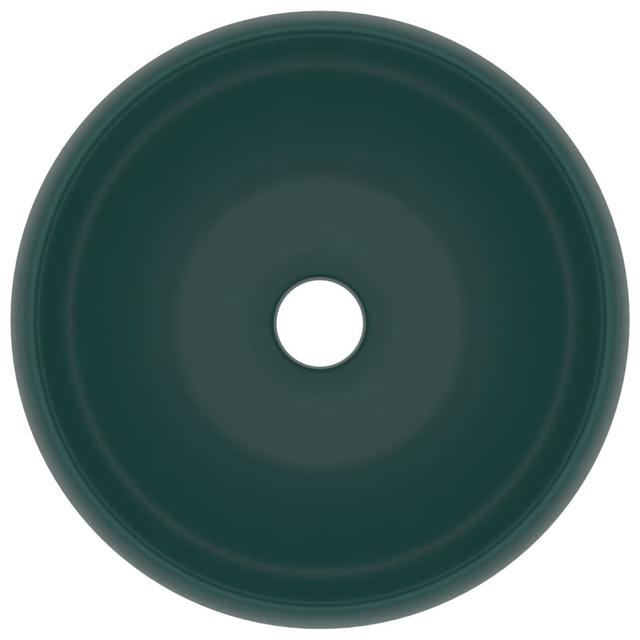 Baymore Bathroom Luxury Ceramic Countertop Basin Belfry Bathroom Finish: Dark Green on Productcaster.